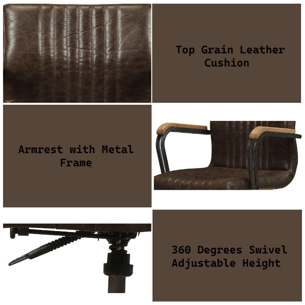 ACME Joslin Office Chair – top view – Lusso Furniture Miami