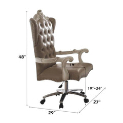 ACME Versailles Executive Office Chair – finish detail – Lusso Furniture Miami