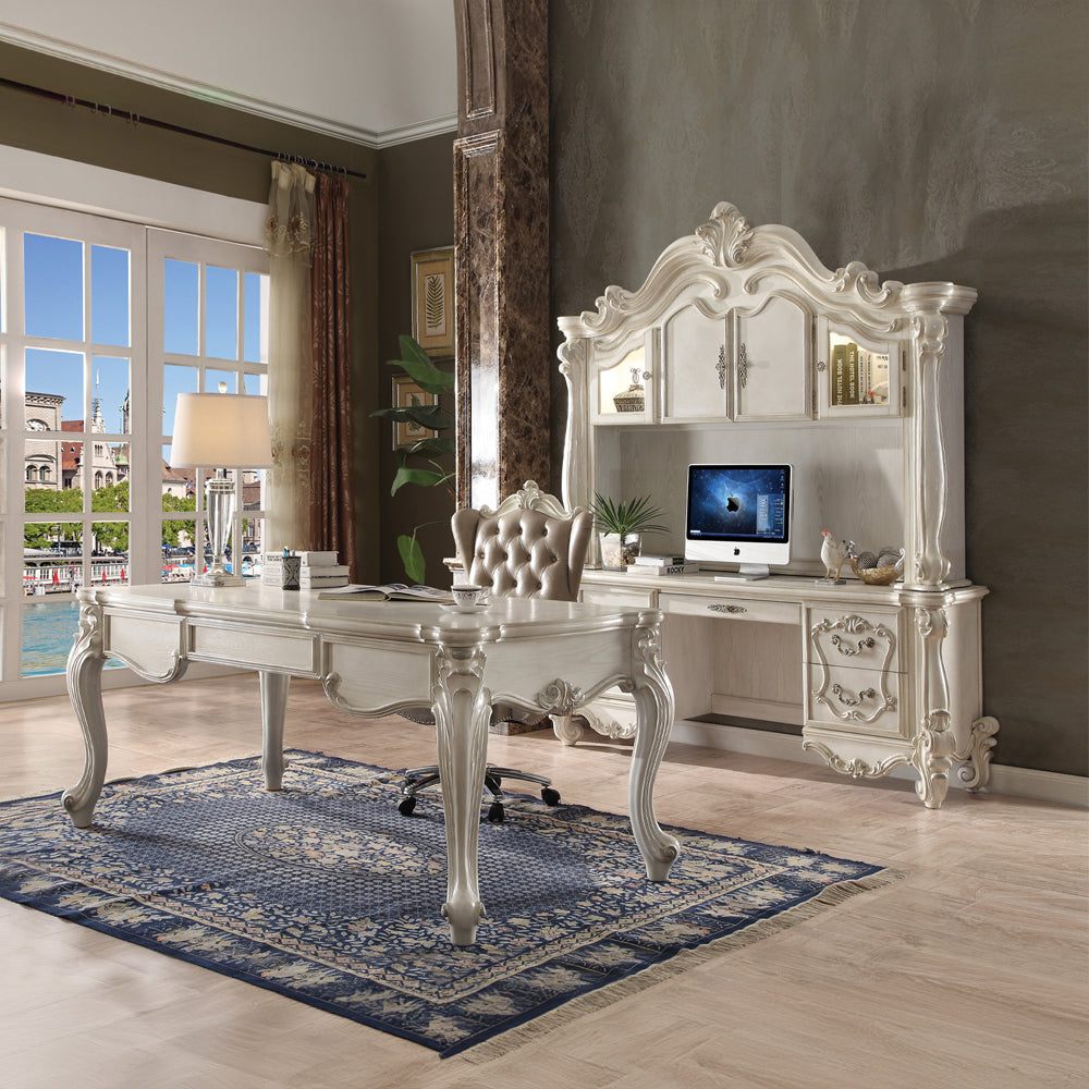 ACME Versailles Executive Desk with Hutch – top view – Lusso Furniture Miami