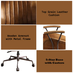 ACME Hamilton Office Chair – view 19 – Lusso Furniture Miami