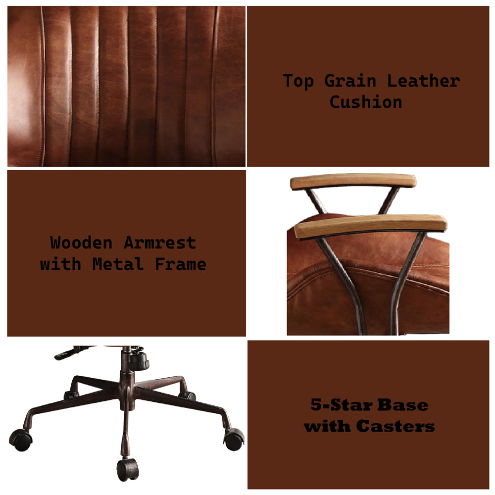 ACME Hamilton Office Chair – top view – Lusso Furniture Miami