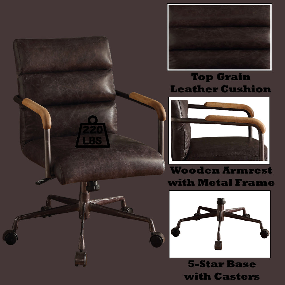 ACME Harith Office Chair – back view – Lusso Furniture Miami