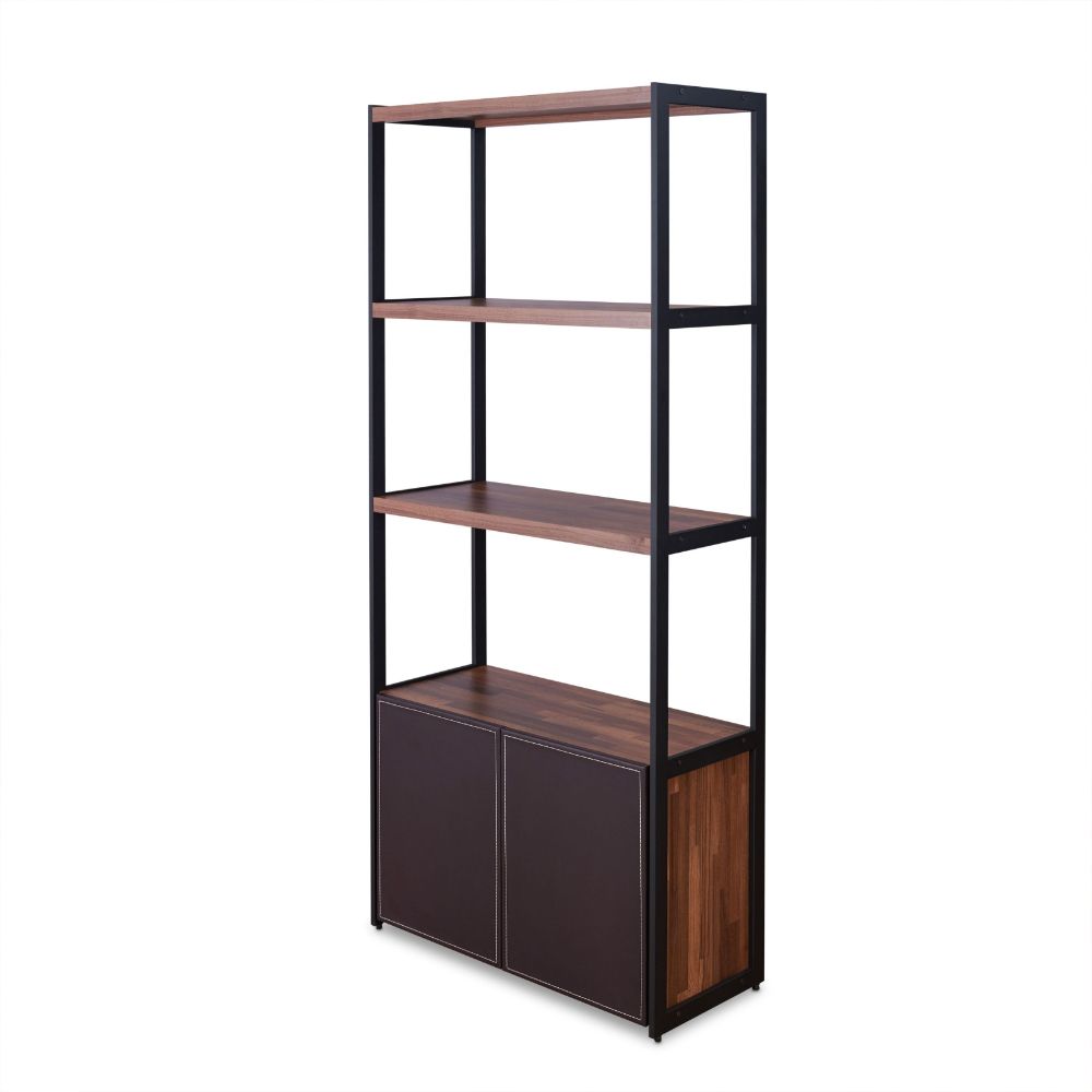ACME Sara Bookshelf – front view – Lusso Furniture Miami