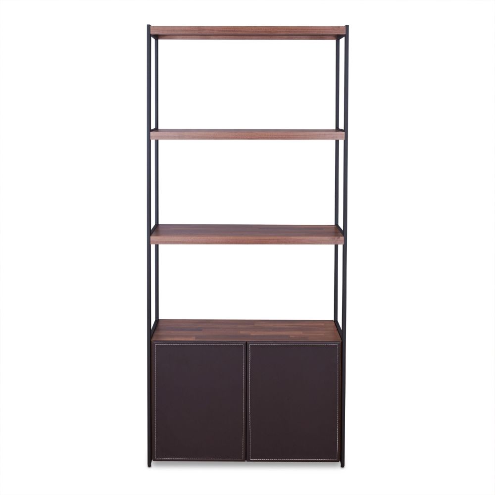 ACME Sara Bookshelf – angle view – Lusso Furniture Miami