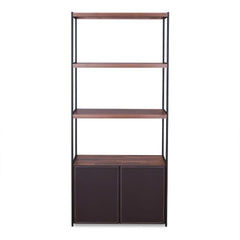 ACME Sara Bookshelf – angle view – Lusso Furniture Miami