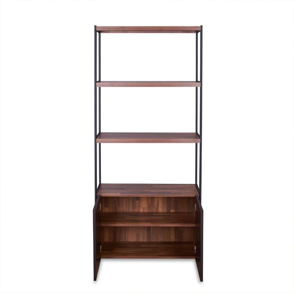ACME Sara Bookshelf – side view – Lusso Furniture Miami