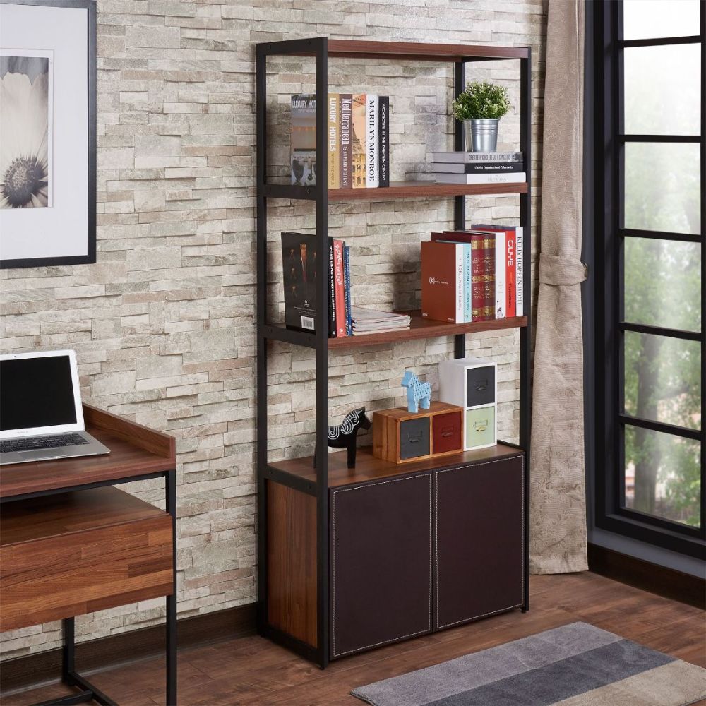 ACME Sara Bookshelf – room setting – Lusso Furniture Miami
