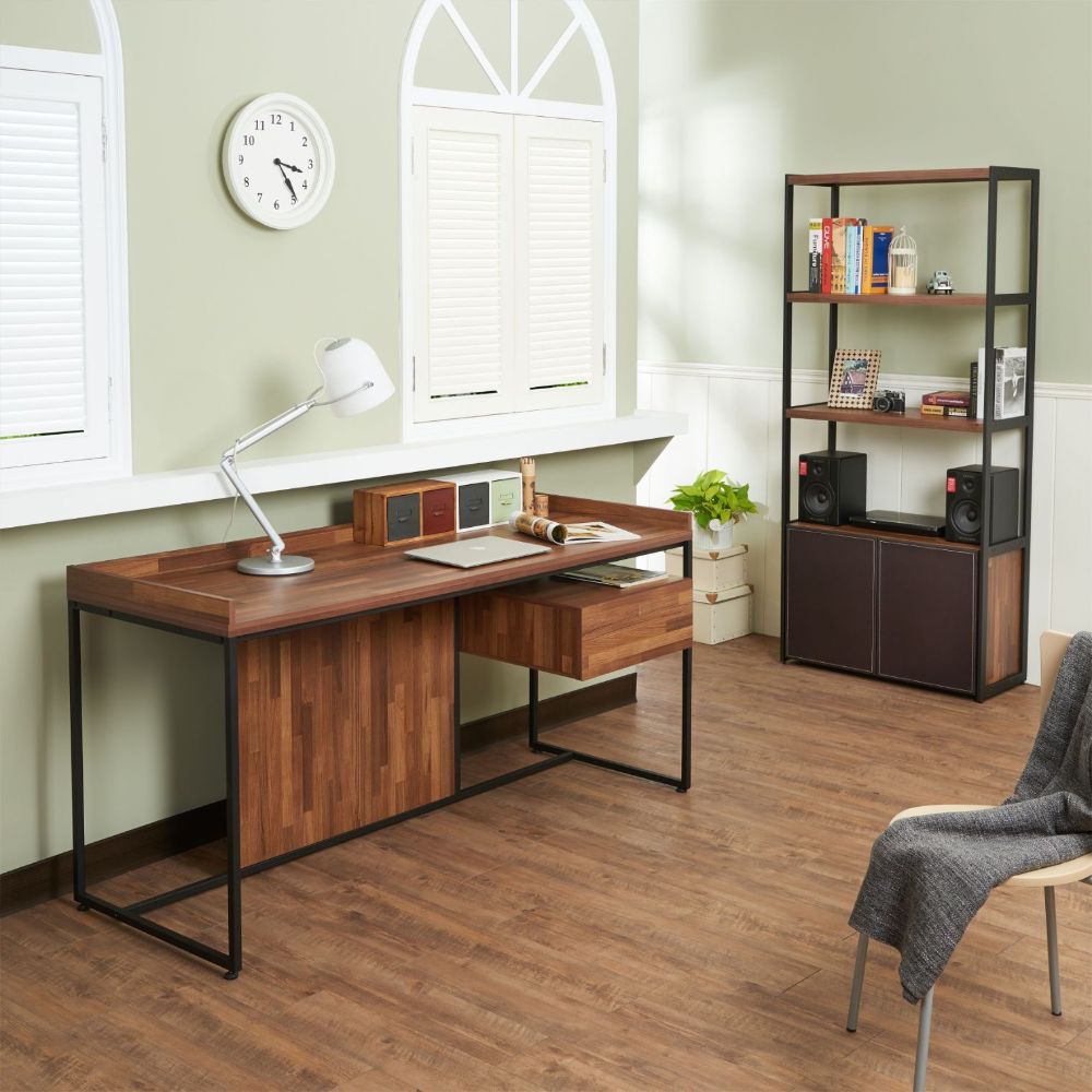 ACME Sara Bookshelf – back view – Lusso Furniture Miami