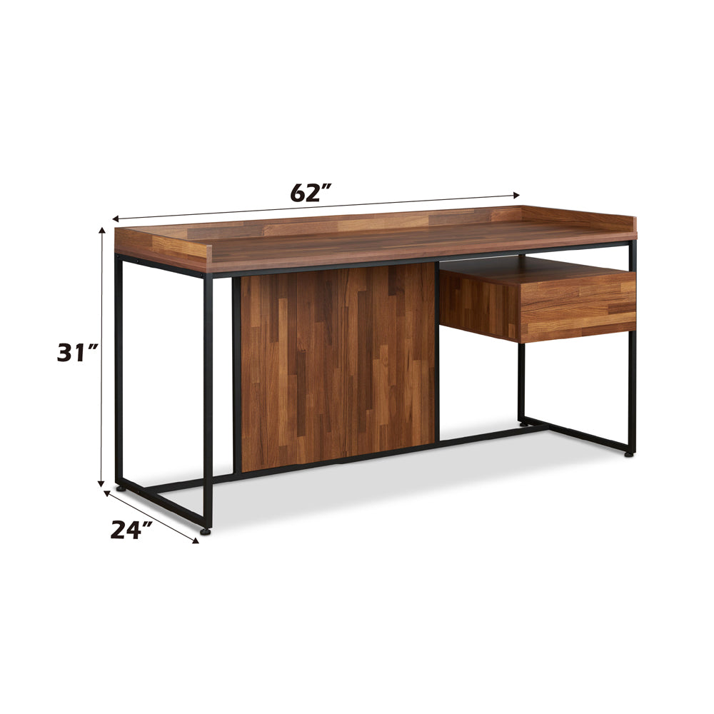 ACME Sara Writing Desk – back view – Lusso Furniture Miami