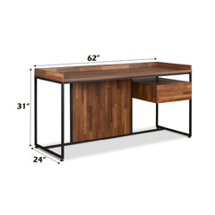 ACME Sara Writing Desk – back view – Lusso Furniture Miami