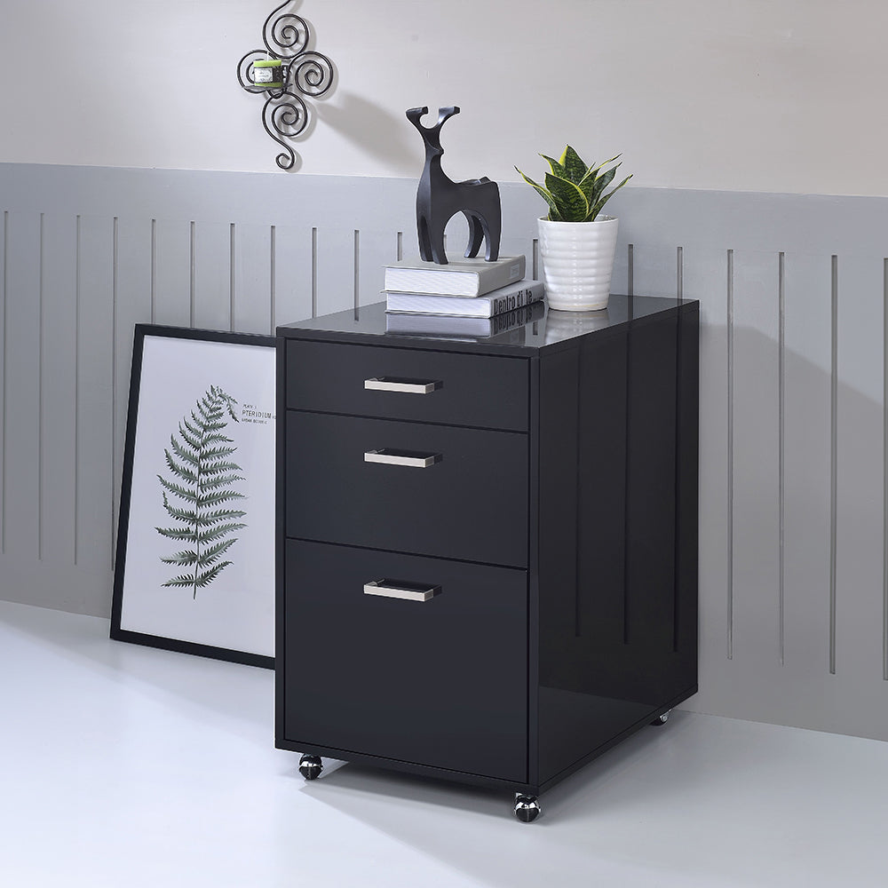 ACME Coleen File Cabinet – front view – Lusso Furniture Miami
