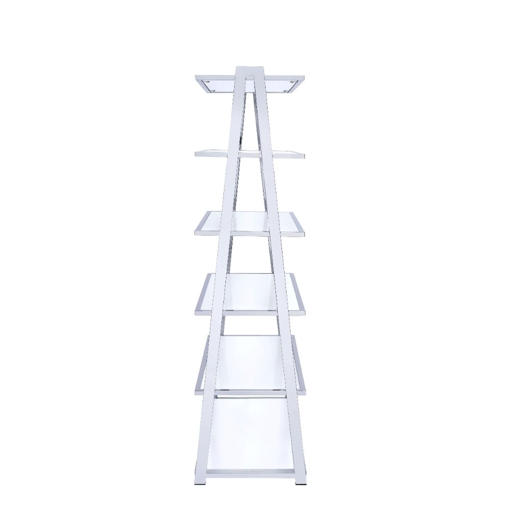 ACME Coleen Bookshelf – side view – Lusso Furniture Miami
