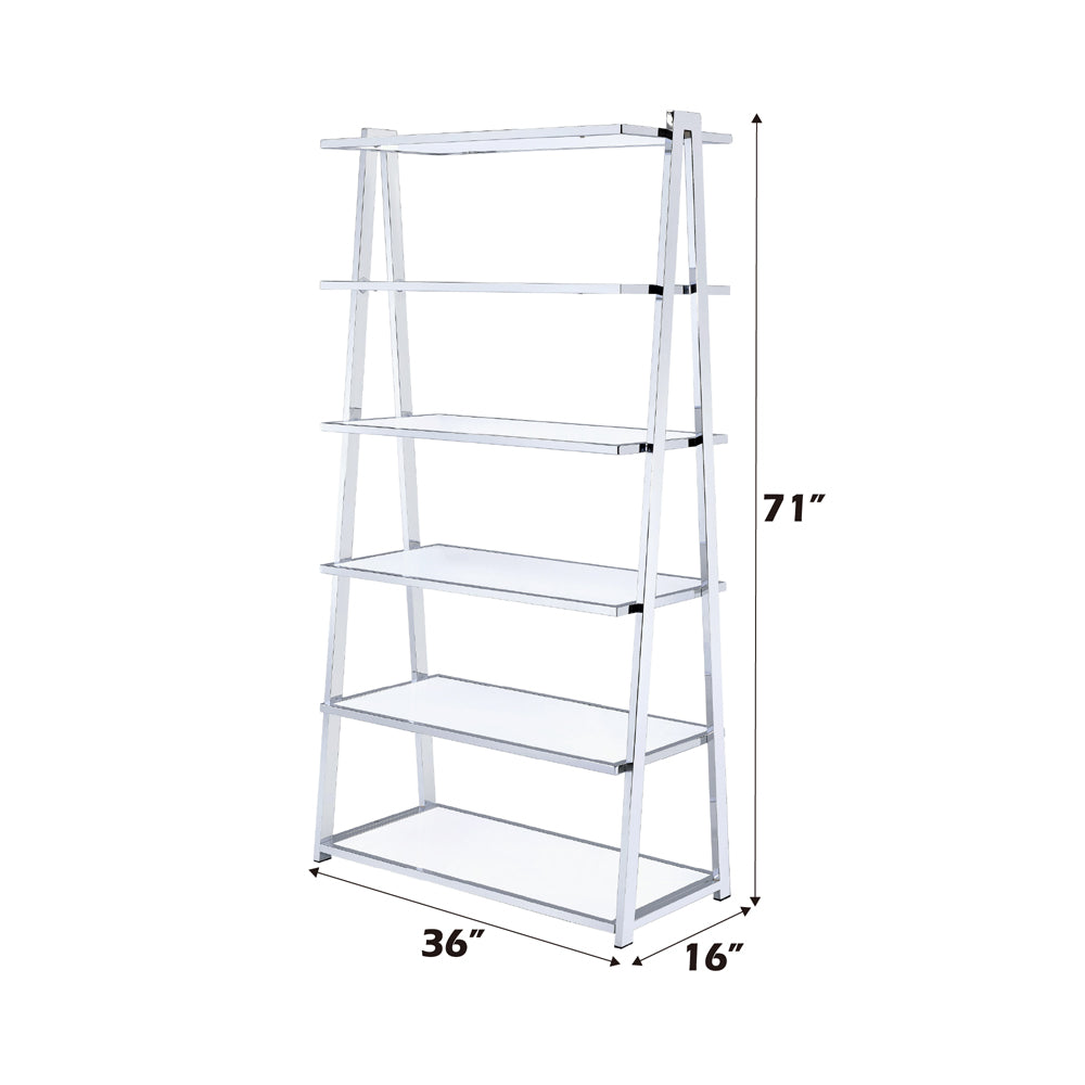 ACME Coleen Bookshelf – room setting – Lusso Furniture Miami