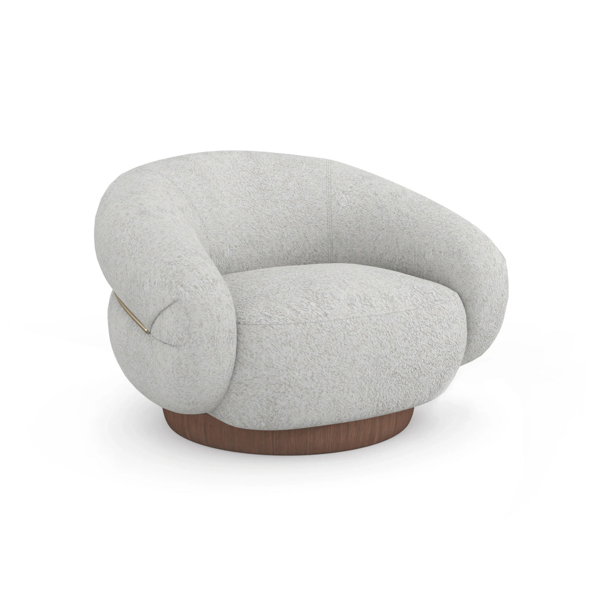 Caracole Smoosh Accent Chair – side view – Lusso Furniture Miami