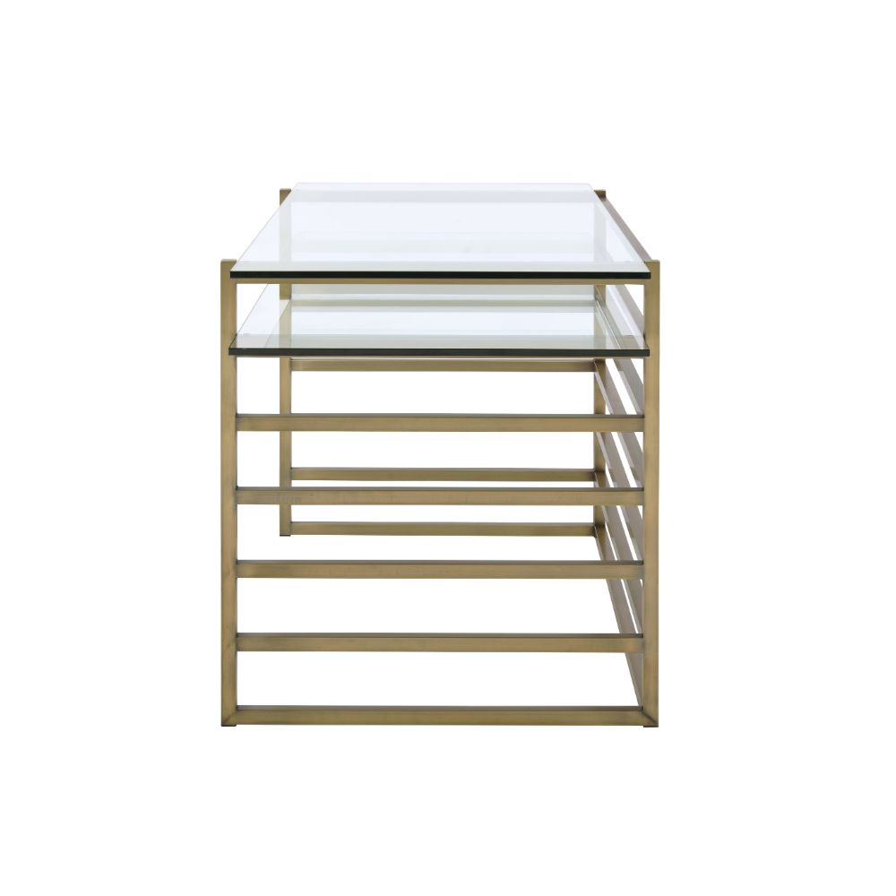 ACME Shona Writing Desk – side view – Lusso Furniture Miami