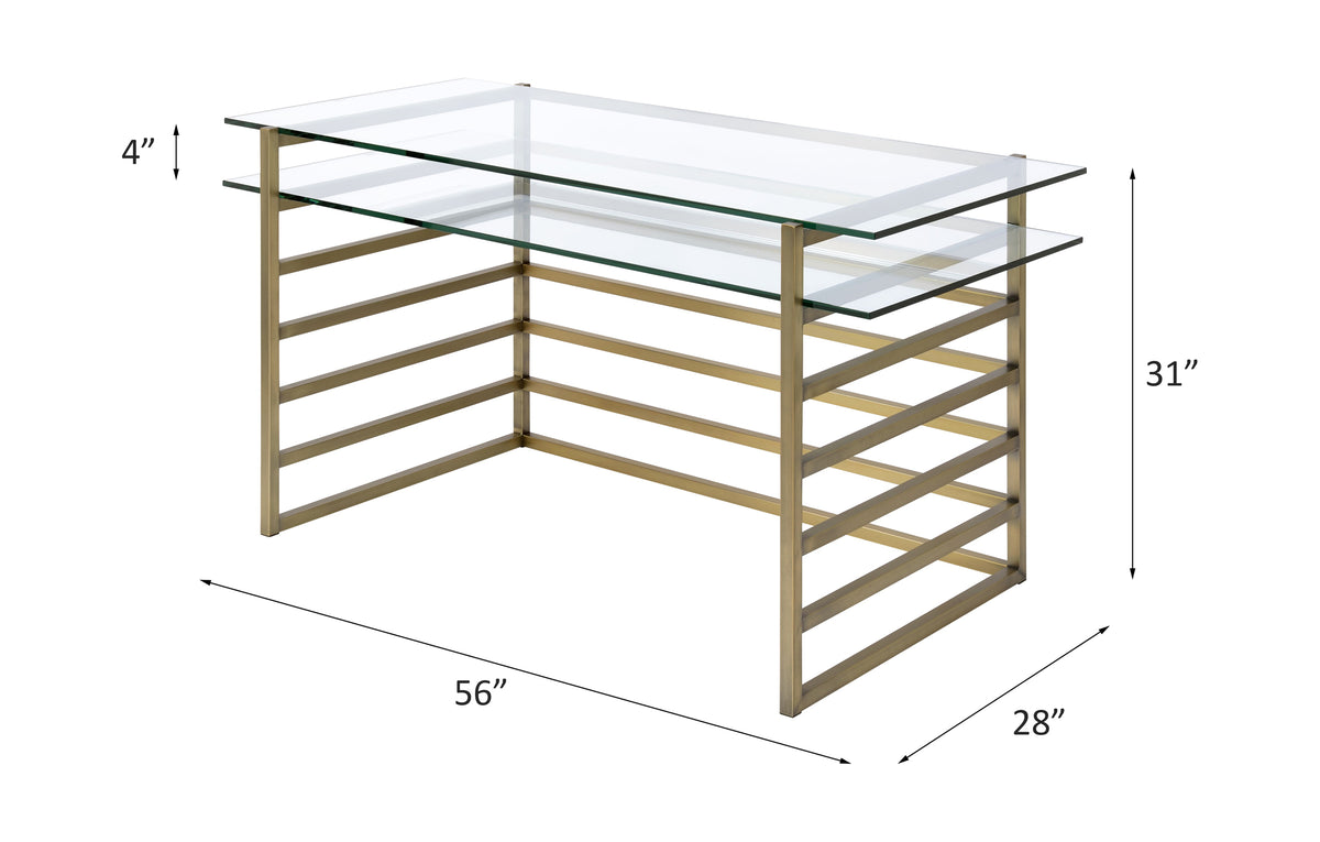 ACME Shona Writing Desk – top view – Lusso Furniture Miami