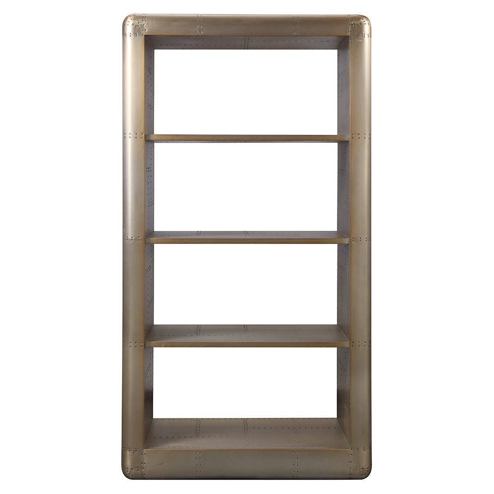 ACME Jennavieve Bookcase – side view – Lusso Furniture Miami