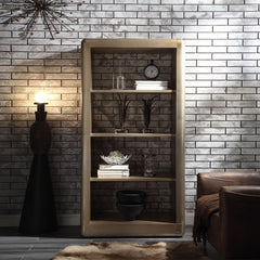 ACME Jennavieve Bookcase – front view – Lusso Furniture Miami