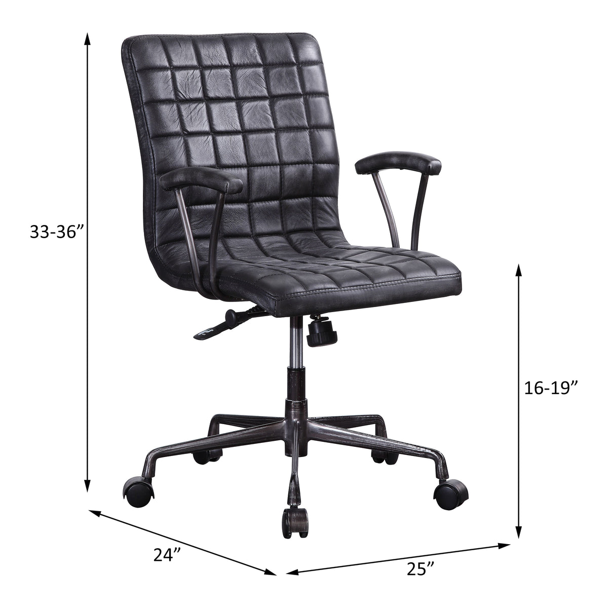 ACME Barack Office Chair – back view – Lusso Furniture Miami