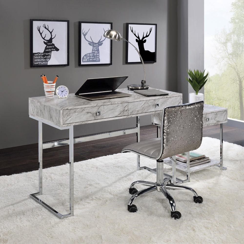 ACME Tigress Writing Desk – front view – Lusso Furniture Miami