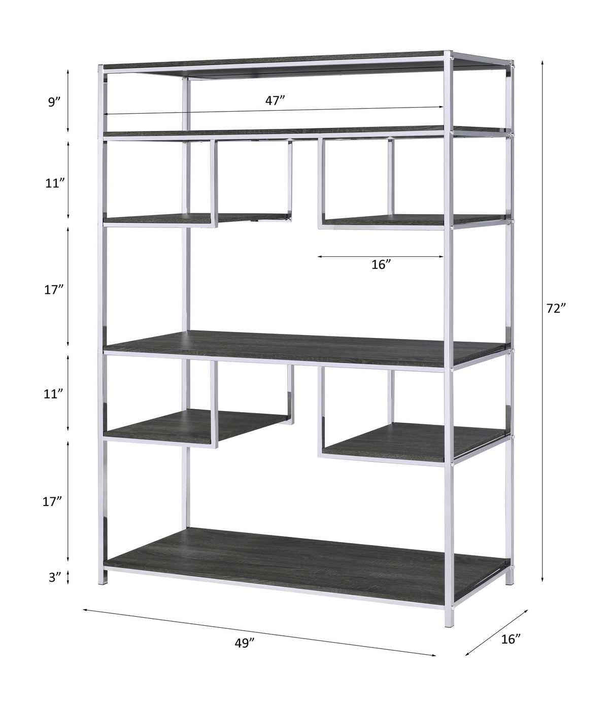 ACME Vonara Bookshelf – detail – Lusso Furniture Miami