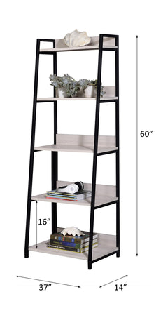 ACME Wendral 23 Inch Bookshelf – side view – Lusso Furniture Miami