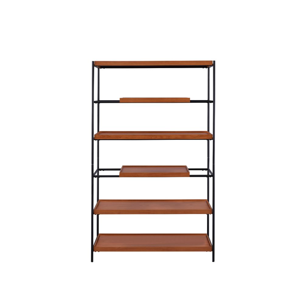 ACME Oaken Bookshelf – angle view – Lusso Furniture Miami