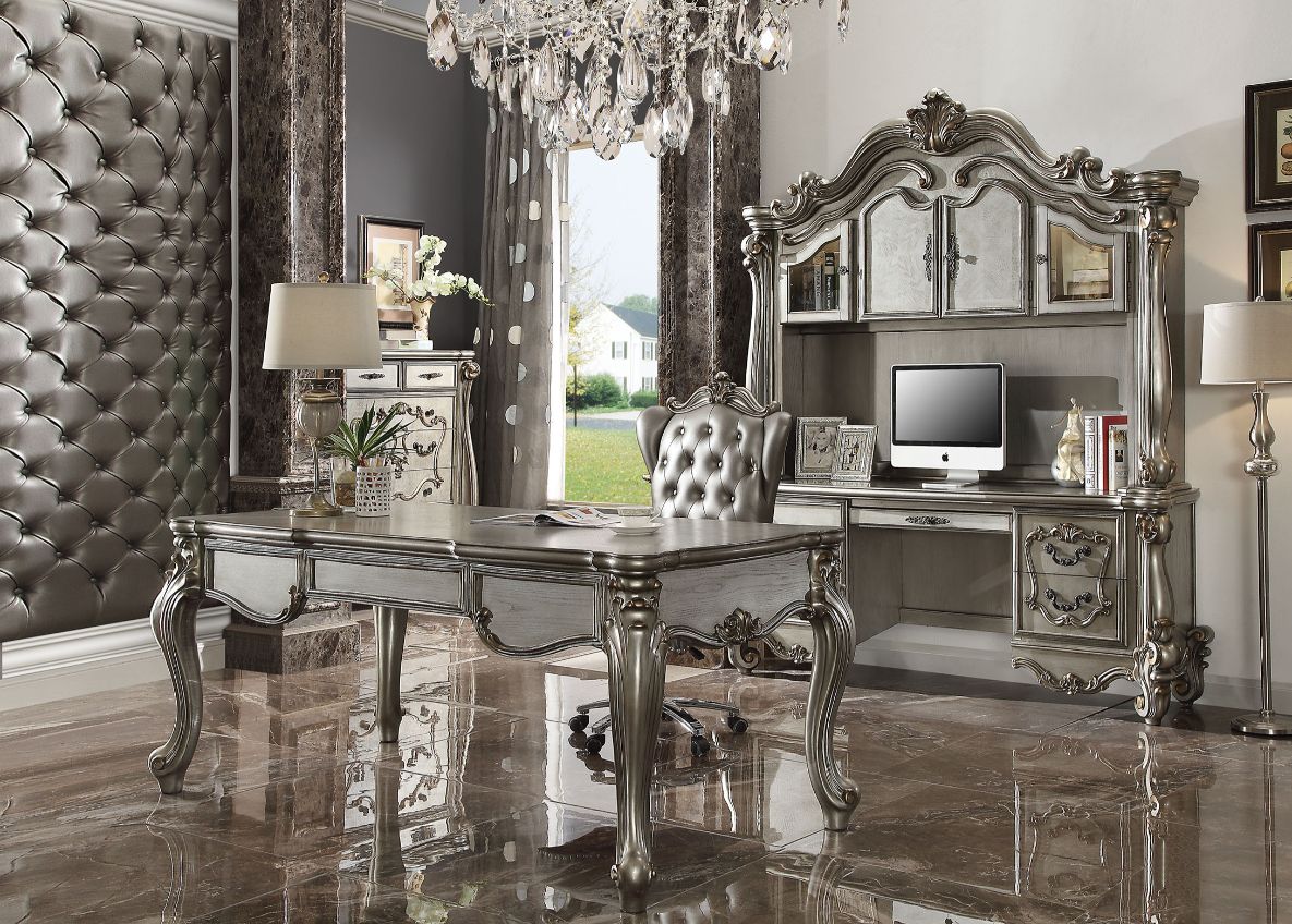 ACME Versailles Executive Writing Desk – front view – Lusso Furniture Miami