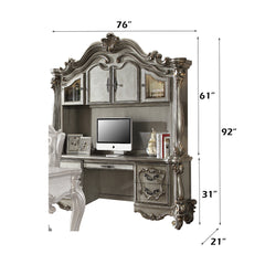 ACME Versailles Executive Desk with Hutch – detail – Lusso Furniture Miami
