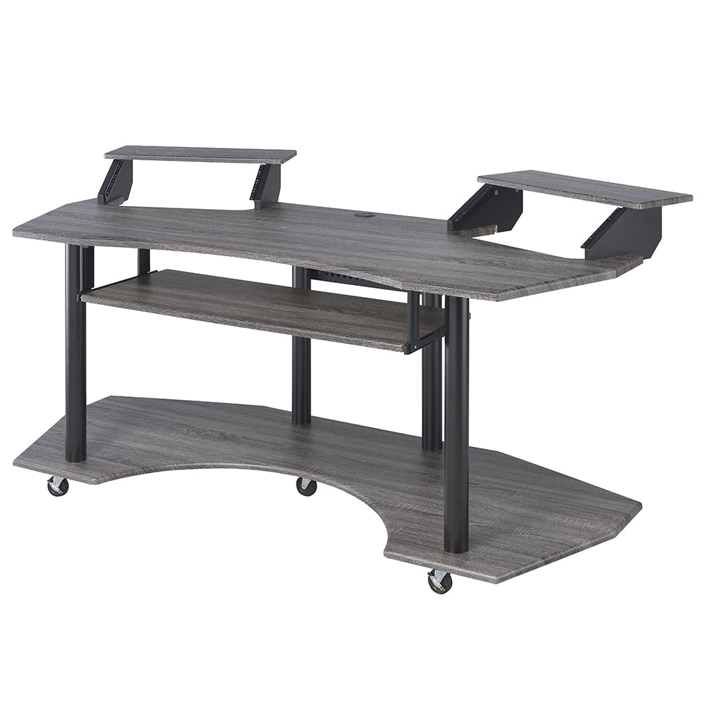 ACME Eleazar 71 Inch Music Studio Desk – angle view – Lusso Furniture Miami
