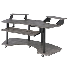 ACME Eleazar 71 Inch Music Studio Desk – back view – Lusso Furniture Miami