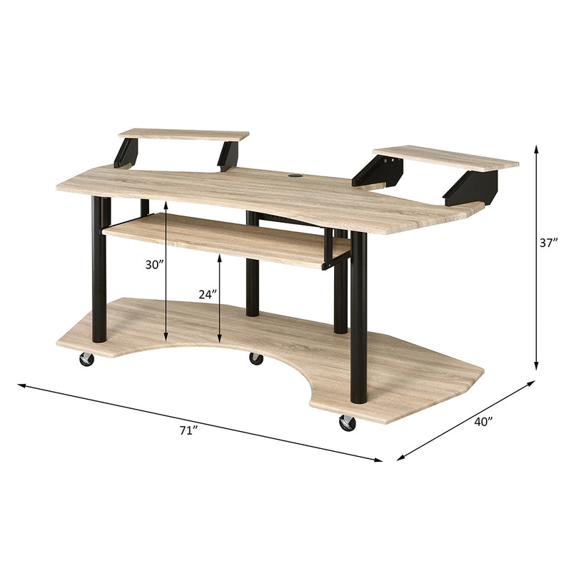 ACME Eleazar 71 Inch Music Studio Desk-zoom-