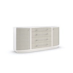 Caracole Clear To Me Dresser – side view – Lusso Furniture Miami