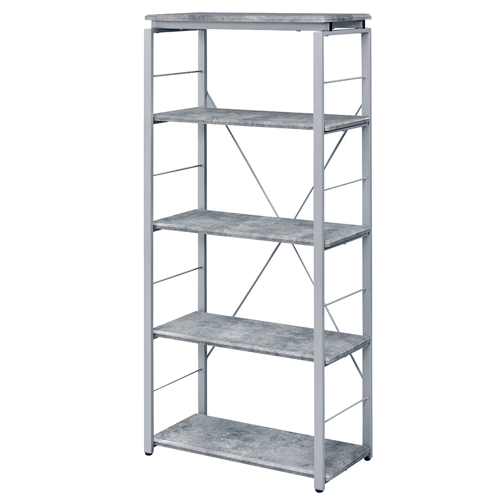 ACME Jurgen Bookshelf – angle view – Lusso Furniture Miami