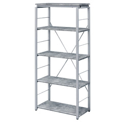 ACME Jurgen Bookshelf – angle view – Lusso Furniture Miami