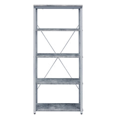 ACME Jurgen Bookshelf – side view – Lusso Furniture Miami