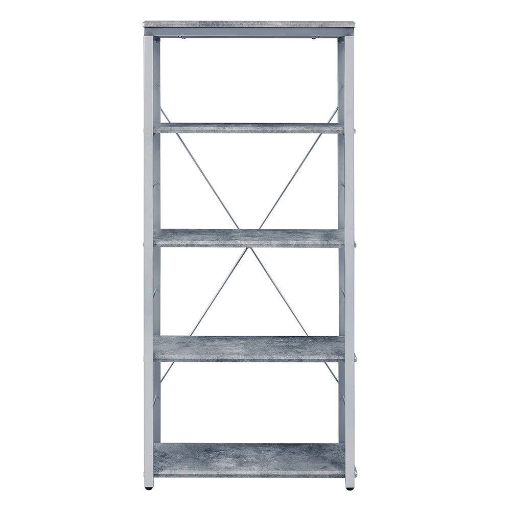 ACME Jurgen Bookshelf – side view – Lusso Furniture Miami