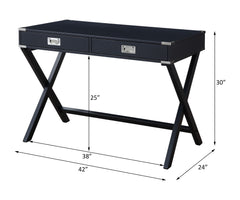 ACME Amenia Writing Desk – top view – Lusso Furniture Miami