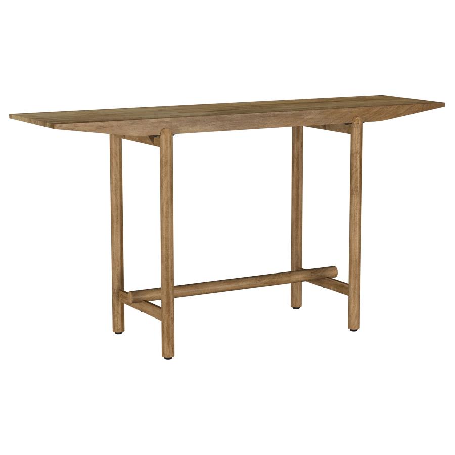 Darius Solid Wood Entryway Console Table Natural Mango-zoom-1