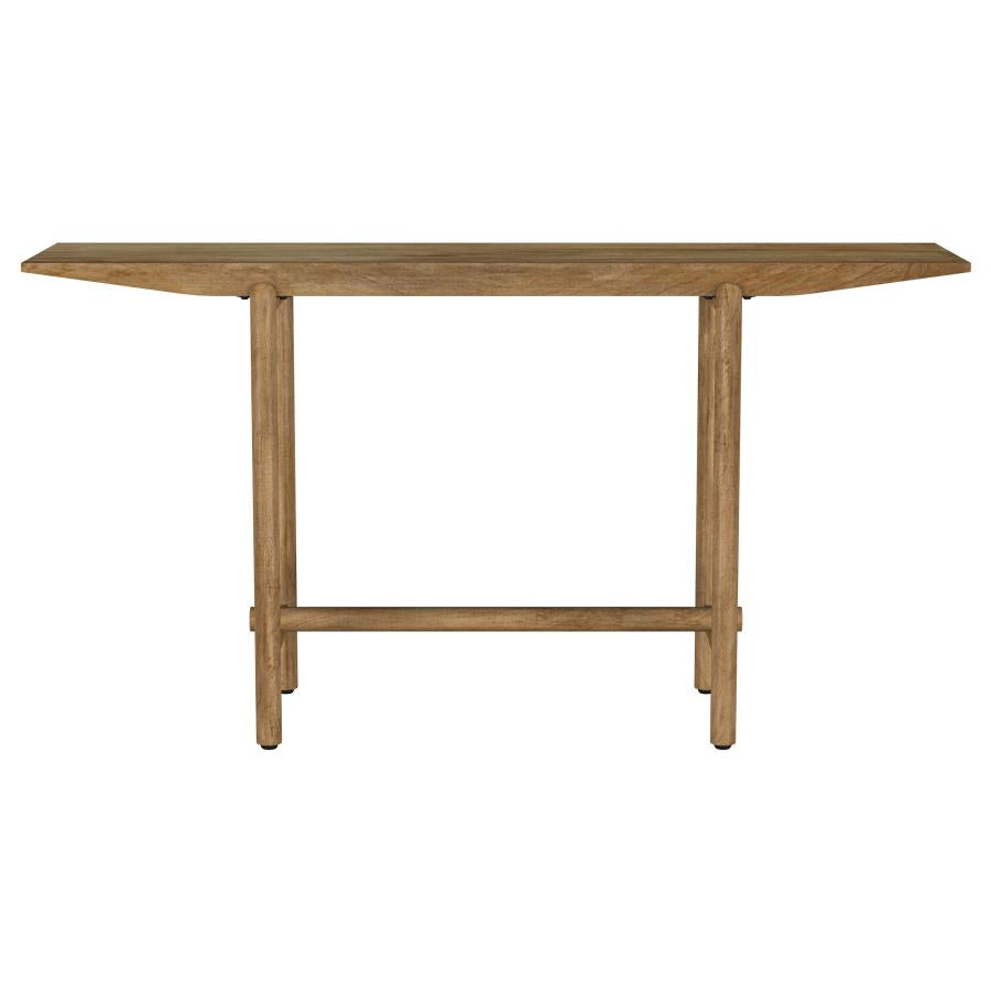 Darius Solid Wood Entryway Console Table Natural Mango-zoom-3