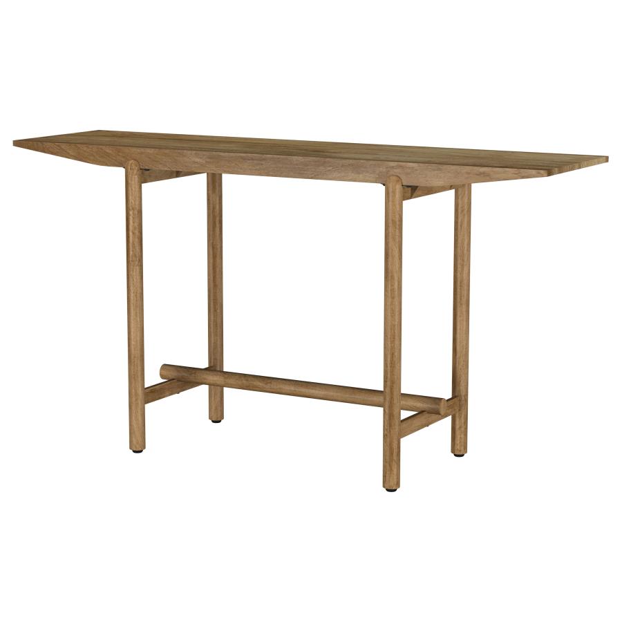 Darius Solid Wood Entryway Console Table Natural Mango-zoom-8