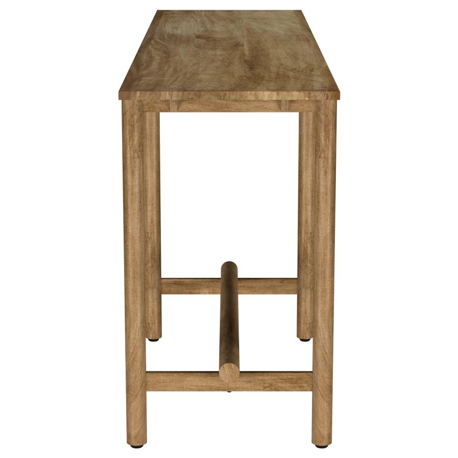 Darius Solid Wood Entryway Console Table Natural Mango-9