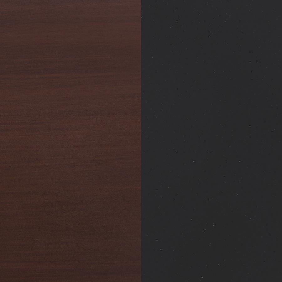 Zimmerlee 2-drawer Side Table with Shelf Rust Brown-zoom-11