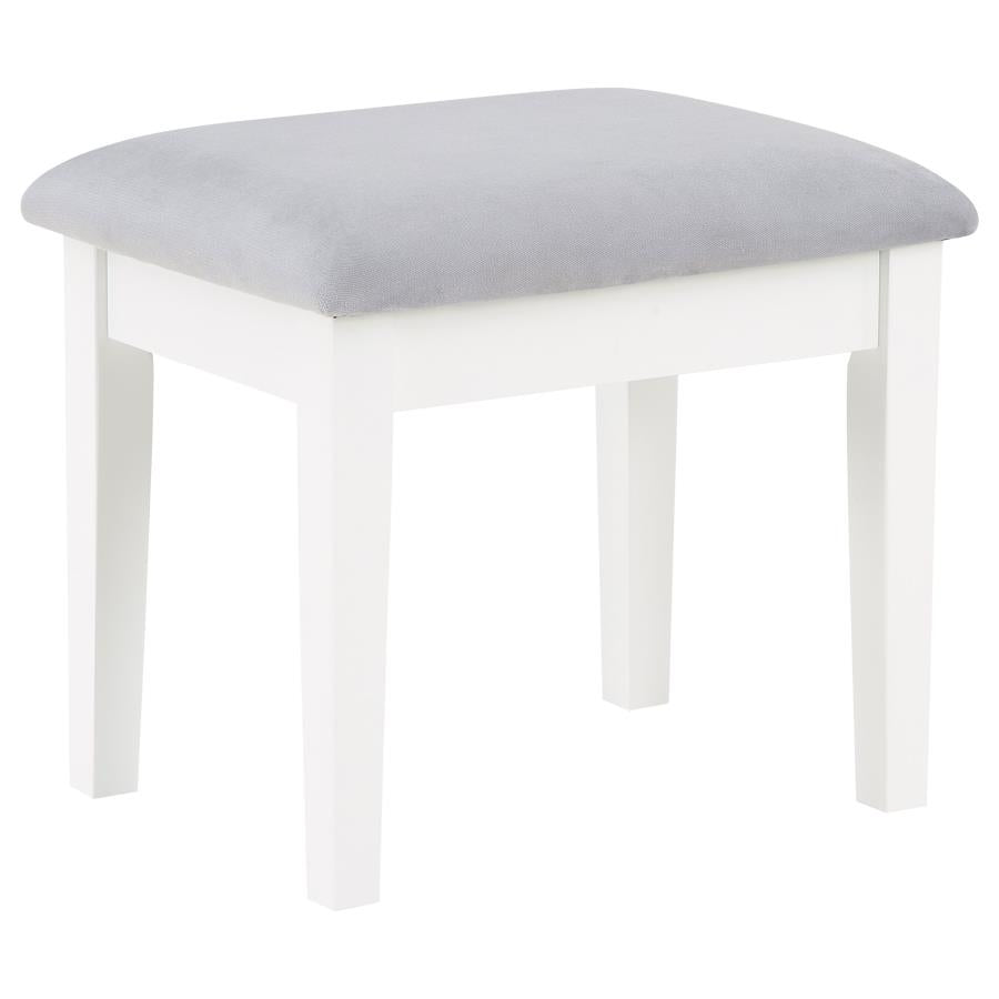 Regina Makeup Vanity Table Set with Lighting White-11