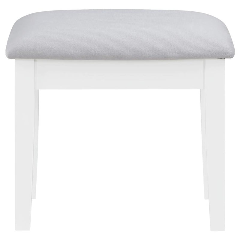 Regina Makeup Vanity Table Set with Lighting White-zoom-