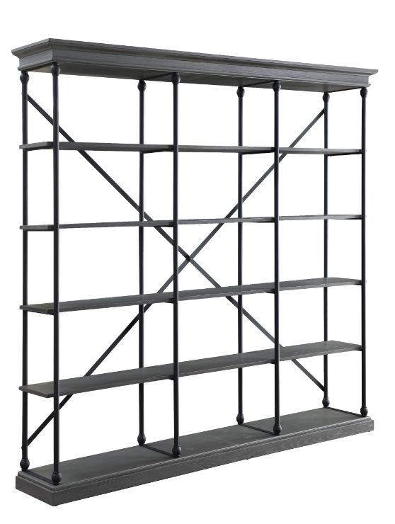 ACME Rukia 84 Inch Bookshelf – front view – Lusso Furniture Miami