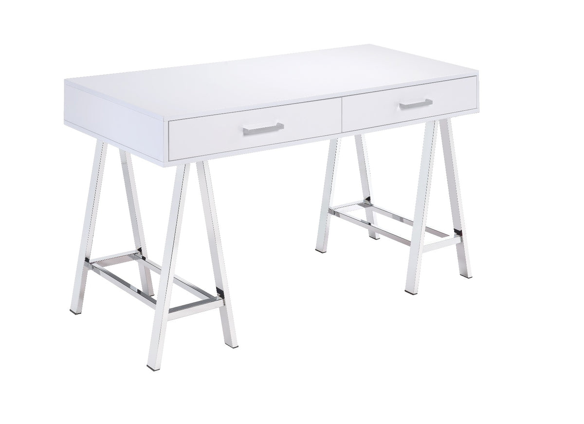 ACME Coleen USB Writing Desk – close-up – Lusso Furniture Miami