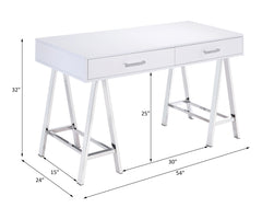 ACME Coleen USB Writing Desk – finish detail – Lusso Furniture Miami