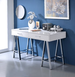 ACME Coleen USB Writing Desk – top view – Lusso Furniture Miami