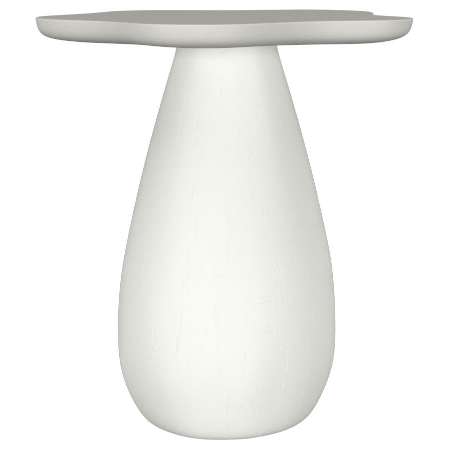 Perth 20-inch Side Table with Cloud-Shaped Top Off White-zoom-1
